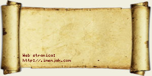 Janoš Naumparac vizit kartica